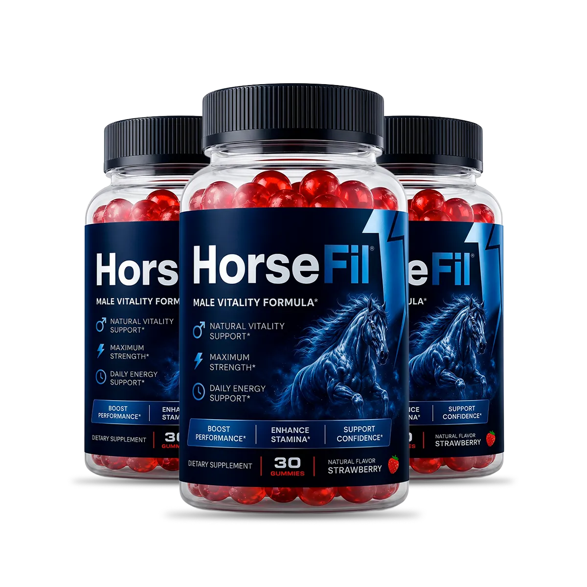 Three bottles of HorseFil